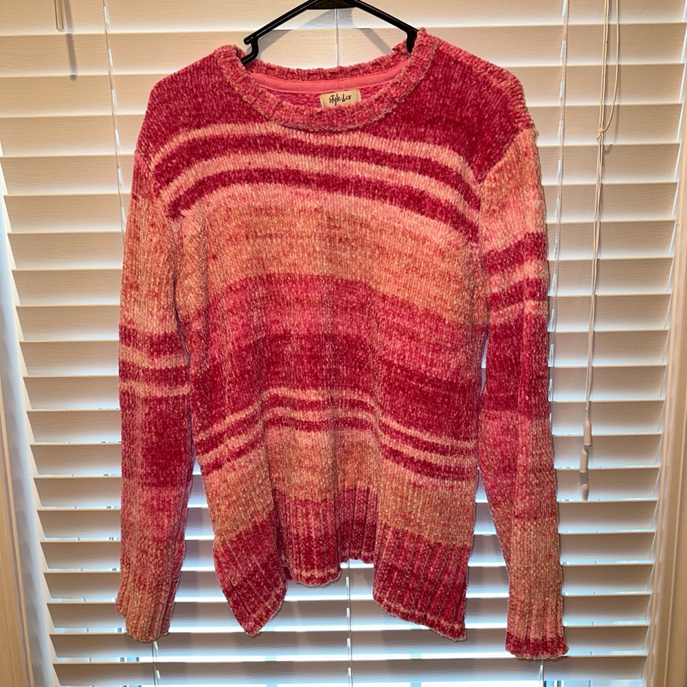 Soft Pink Knit Sweater